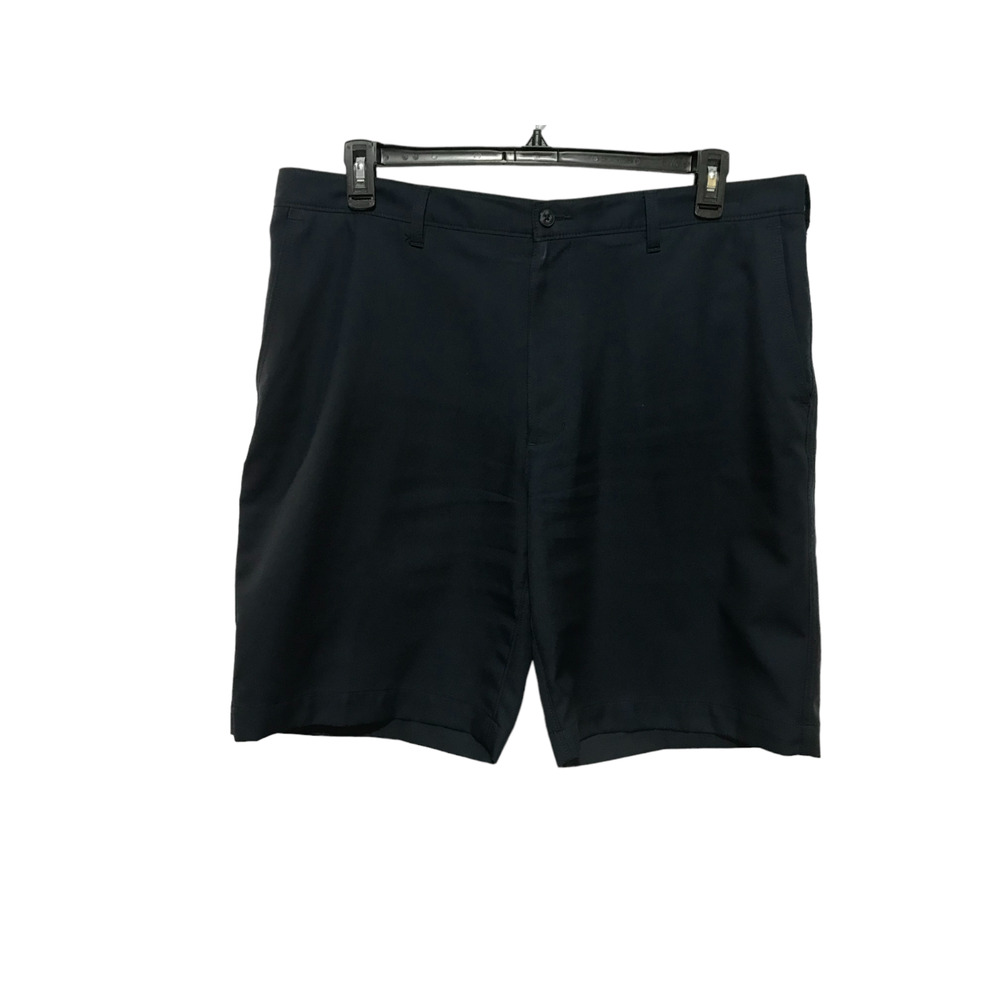 PGA Tour Mens Size 38 Navy Blue Golf Shorts Pockets 10" Inseam Chino